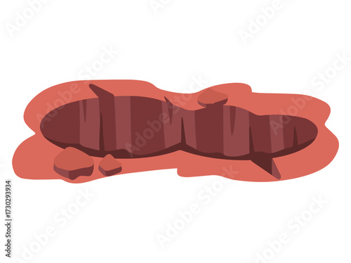 Ground Hole Clip Art Background Illustration