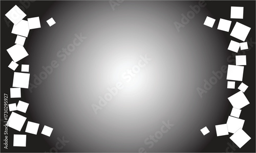Abstract Background with White Squares on Gradient Space for Creative Designs