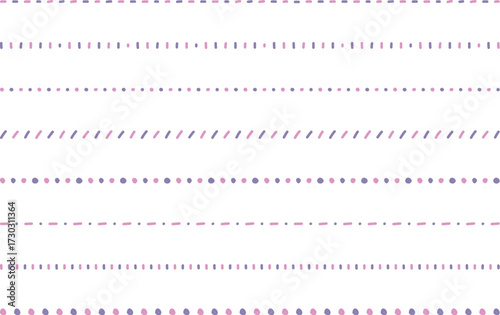 A set of cute pop hand-drawn borders.
A collection of drawn lines.