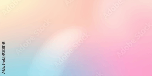 Abstract soft colorful rainbow wave pattern with bright light gradient line illustration design texture background and motion blur