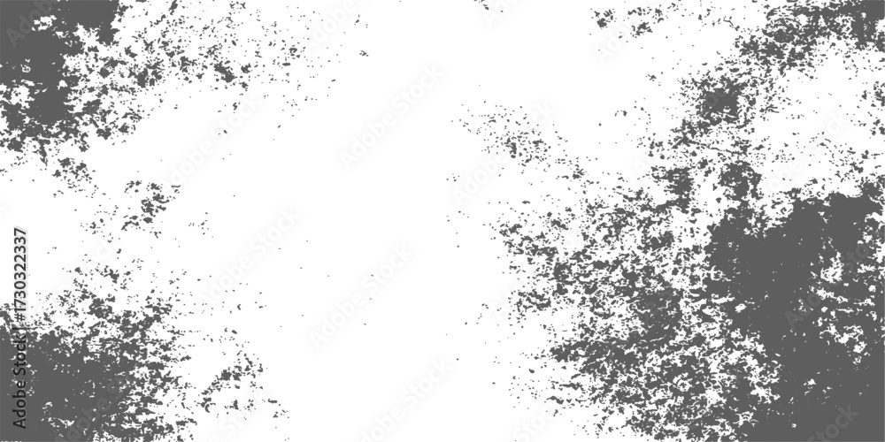 Fototapeta premium Grunge frame texture design with black ink splash and dirty paint splatter