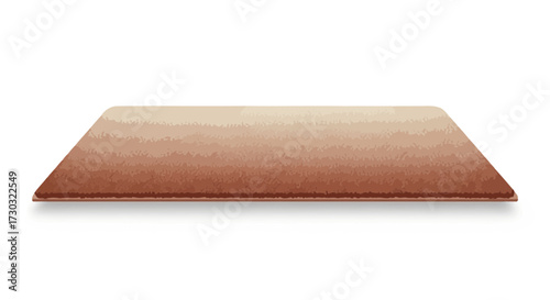 Abstract gradient table illustration, smooth blend of warm earth tones
