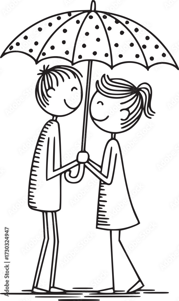 Engagement Ring Marital Bliss Cartoon Love Vector Graphics