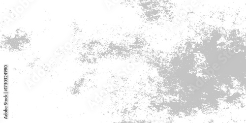 Dirty grunge texture with a black ink splat pattern on an old grey wall