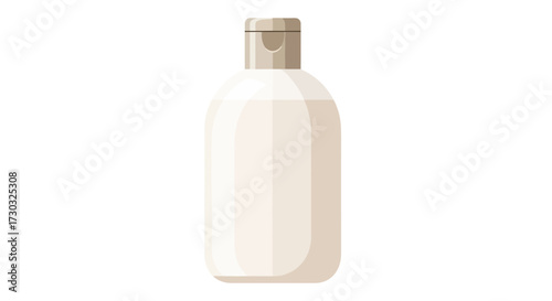 Vector illustration of a cosmetic bottle, ideal for beauty product display