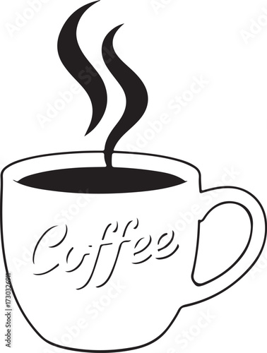 
coffee, cup, drink, hot, tea, vector, mug, 