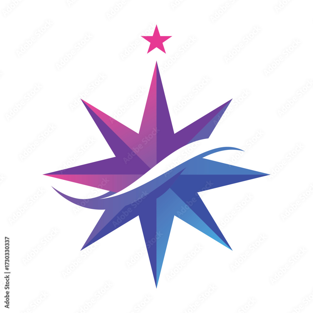 Obraz premium vector illustration of a compass