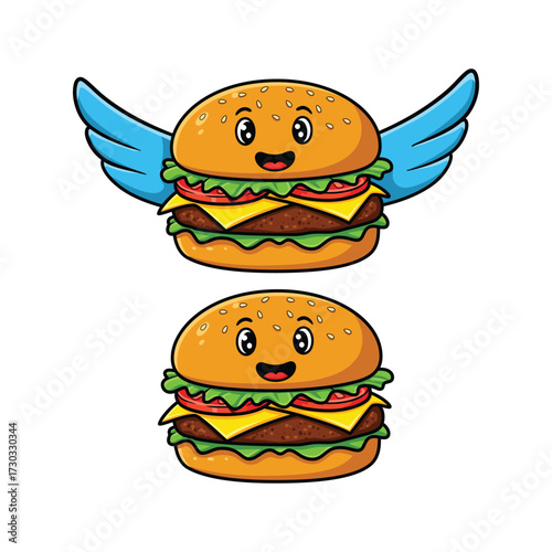 burger and hamburger