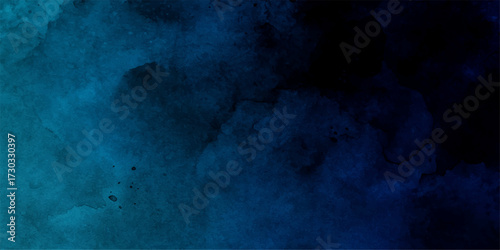 Aged blue wall with a dark grunge texture and cloud-like pattern