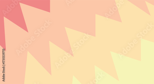Abstract zigzag pattern in warm pastel colors, a visually appealing and modern design
