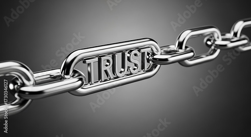 Trust Chain Link Metal Image.
