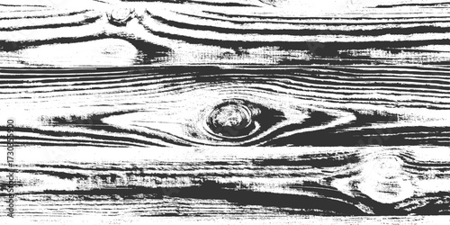 Wooden texture background of black and white timber pattern of table, wall or floor surface. White natural wood wall texture and background. Detailed macro view of felled tree trunk or stump.