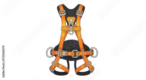 Safety harness equipment for fall protection and work at heights industries