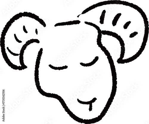 牡羊座のイラスト