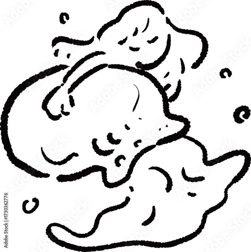 水瓶座のイラスト
