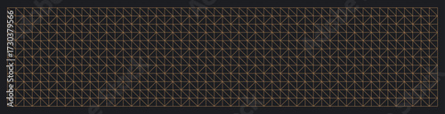 Seamless geometric line pattern in black and gold shades. Graphical illustration for a unique banners, wall decor, textiles and interior design.