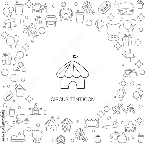 Circus Tent Icon