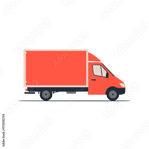 Fast reliable delivery van for modern business logistics solutions and e-commerce distribution