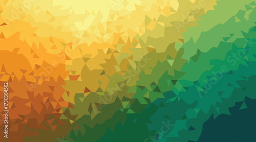 Geometric Gradient Abstract background orange
