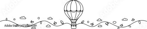 A minimal Balloon line drawing