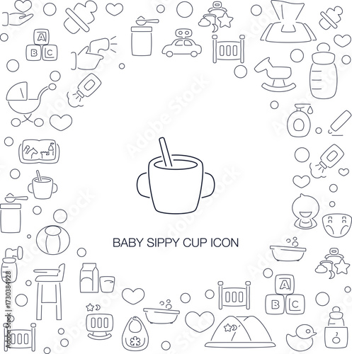 Baby Sippy Cup Icon