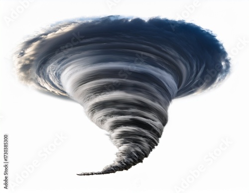 storm tornado isolated on transparent or white background cutout