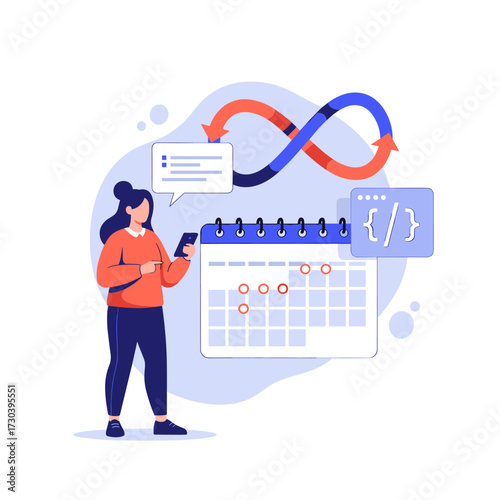 Continuous integration and continuous delivery pipeline management for efficient software development.