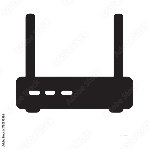 Wireless Internet WiFi Router Modem Icon