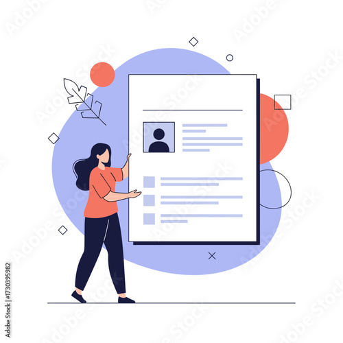 Crafting an impressive resume for career advancement and job opportunities.