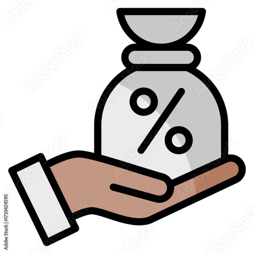 Subsidy  Icon Element For Design