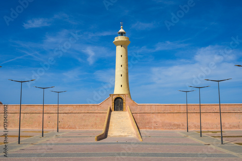 Rabat Lighthouse on Borj Sirat established in 1920