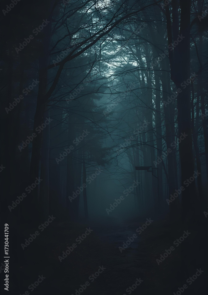 Fototapeta premium misty morning mist