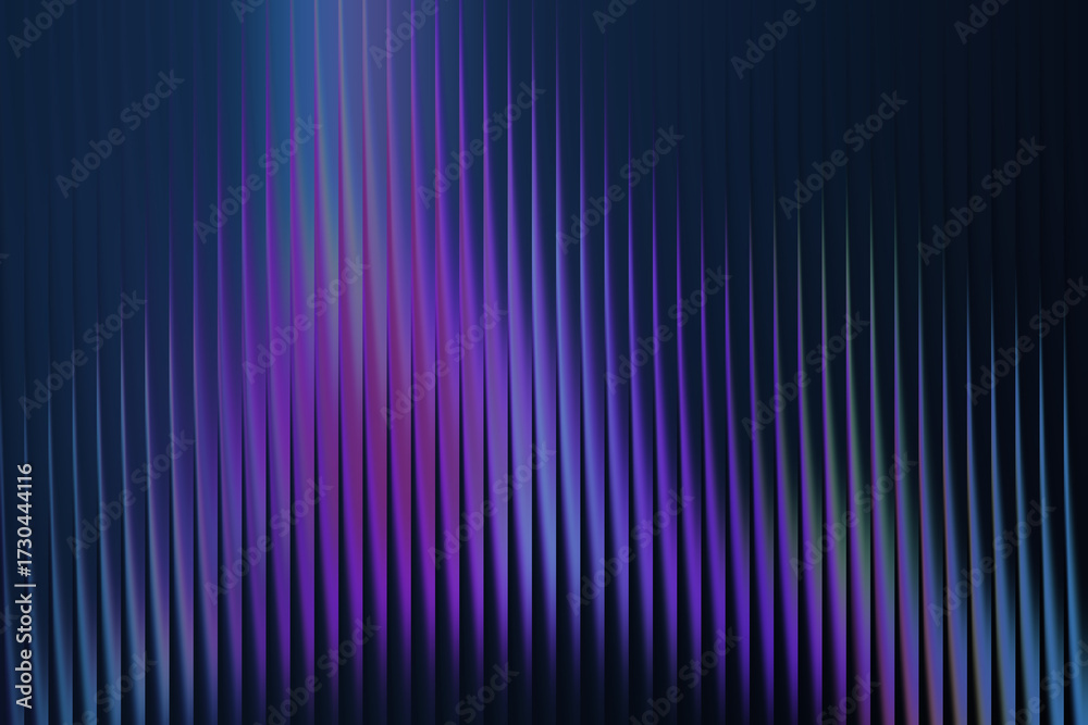Fototapeta premium Abstract background with vertical purple and blue light lines