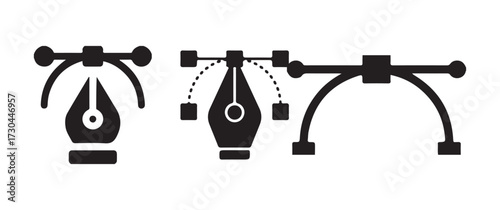 Calligraphy and Vector Editing Symbols