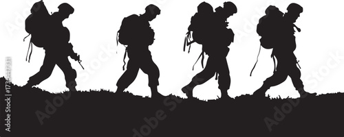 Loyal Troops Walking as One