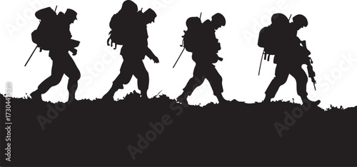 Loyal Troops Walking as One