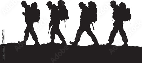Loyal Troops Walking as One