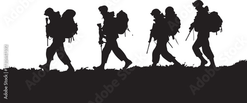 Loyal Troops Walking as One