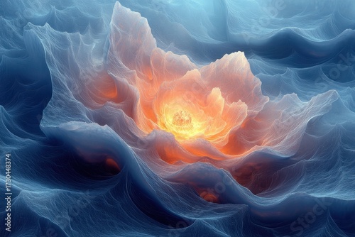 Computer-generated abstract art: 