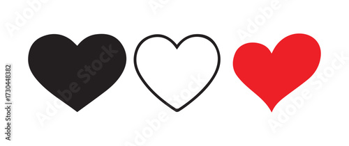 Romantic Heart Shape Design Collection