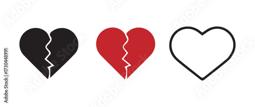 Colorful and Minimal Heart Symbols Pack