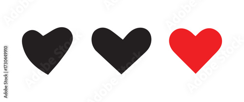 Heart Shape Variations for Creative Design