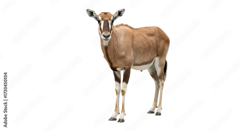 Fototapeta premium Addax with transparent png background