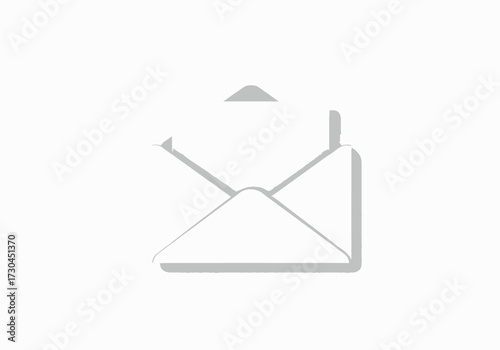 A white envelope is slightly ajar revealing a glimpse of the letter inside