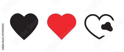 Love and Romance Heart Shape Collection