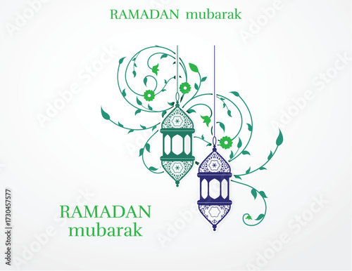 Eid Mubarak Islamic greetings background