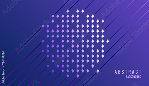 A dramatic and mesmerizing cosmic scene, featuring a deep blue background that gently gradates into a mysterious purple. The rich layers are filled with sparkling star clusters and galaxies.