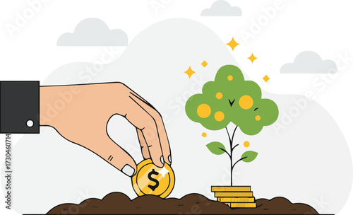 Watch your investment grow like a money tree with smart financial choices and strategic planning for a brighter, more prosperous future today