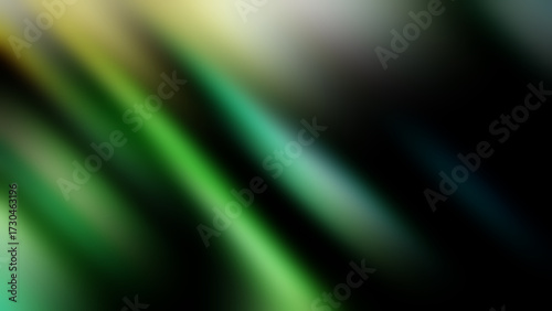 Green Light leak overlay. Blurry Texture light leak flare on black background, retro film overlay. Gradient light for your photo filter effect. Screen overlay for photo edit. Defocused Blur. Wallpaper