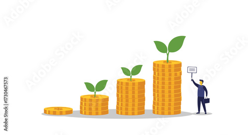 Financial growth and investment strategy for business success and wealth creation.